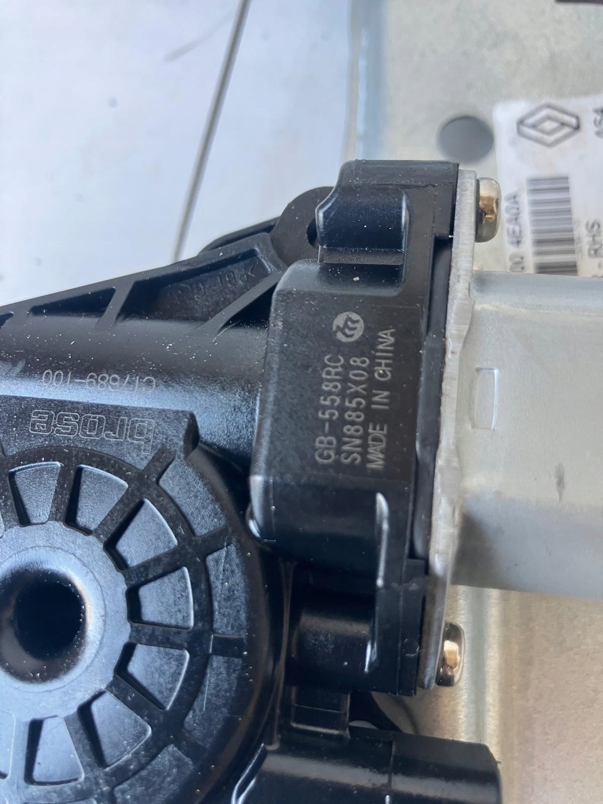 window regulator right rear part RENAULT KADJAR 827004EA0A