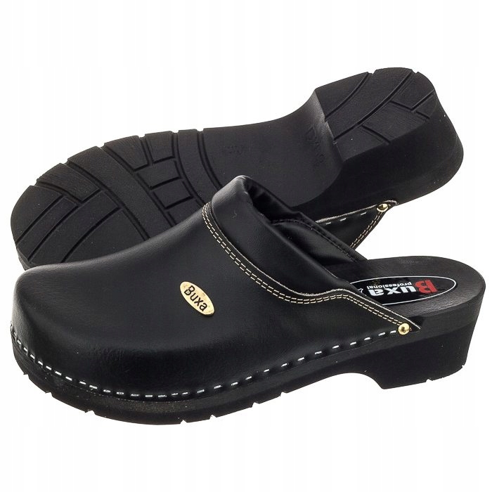 Boty Dřevěné chodítka Buxa Supercomfort černé