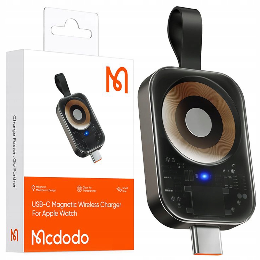 Ładowarka Indukcyjna Usb-c do Apple Watch 5/6/SE/7/8/9 Ultra Mcdodo