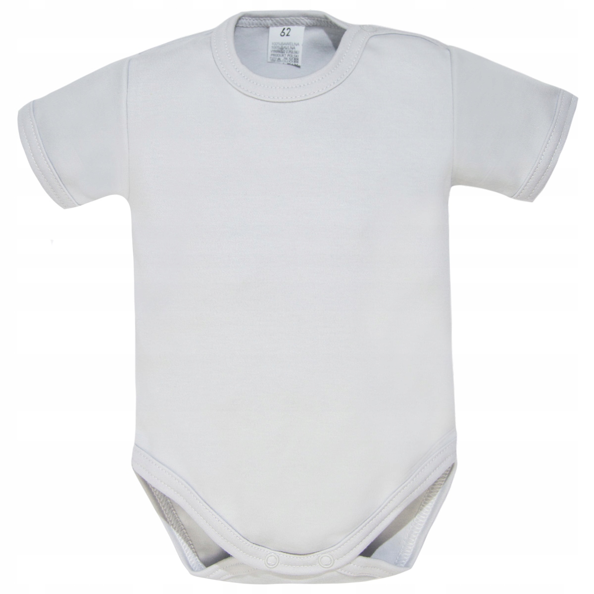 2-pak BODY KRÓTKI RĘKAW GŁADKIE szary jeans 92 Płeć chłopcy dziewczynki