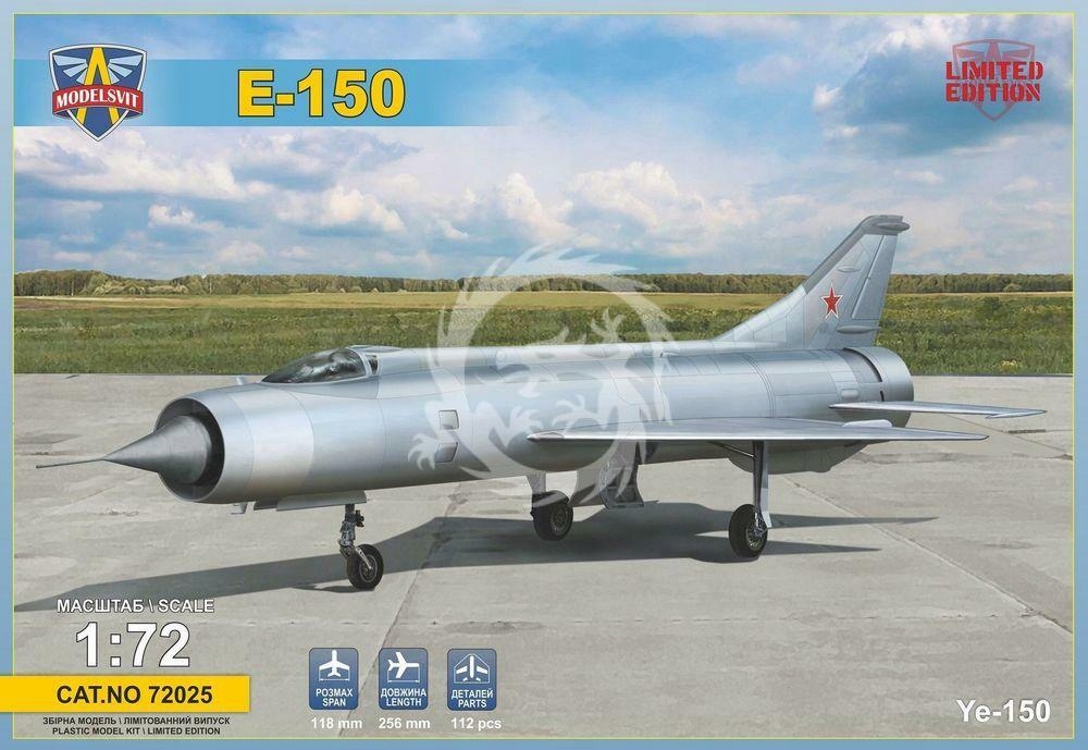 Model plastový Ye-150 ModelSvit 72025 měřítko 1/72