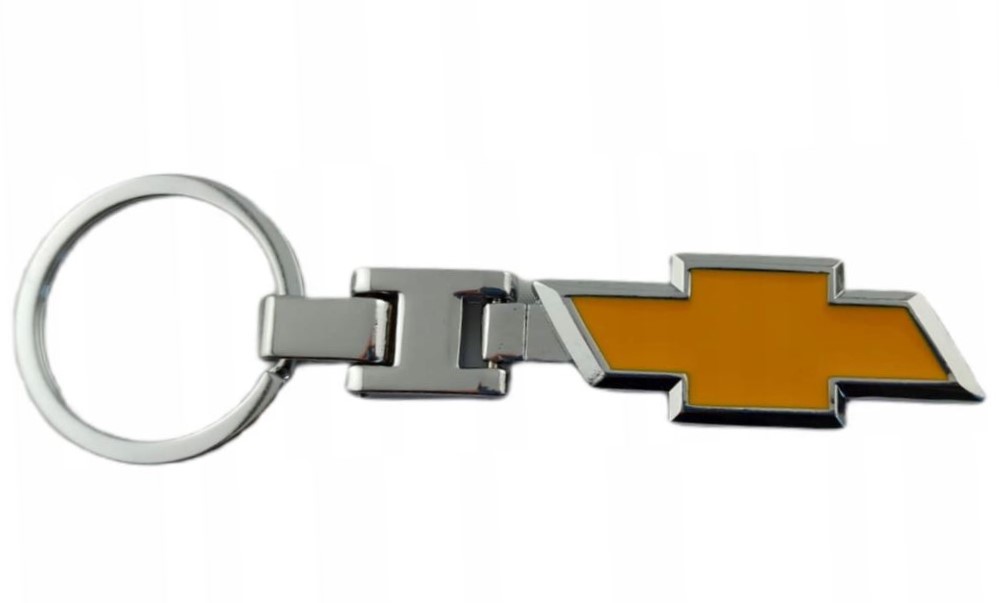 Chevrolet Brelok Breloczek Żółty Metalowy Do Kluczy K-25