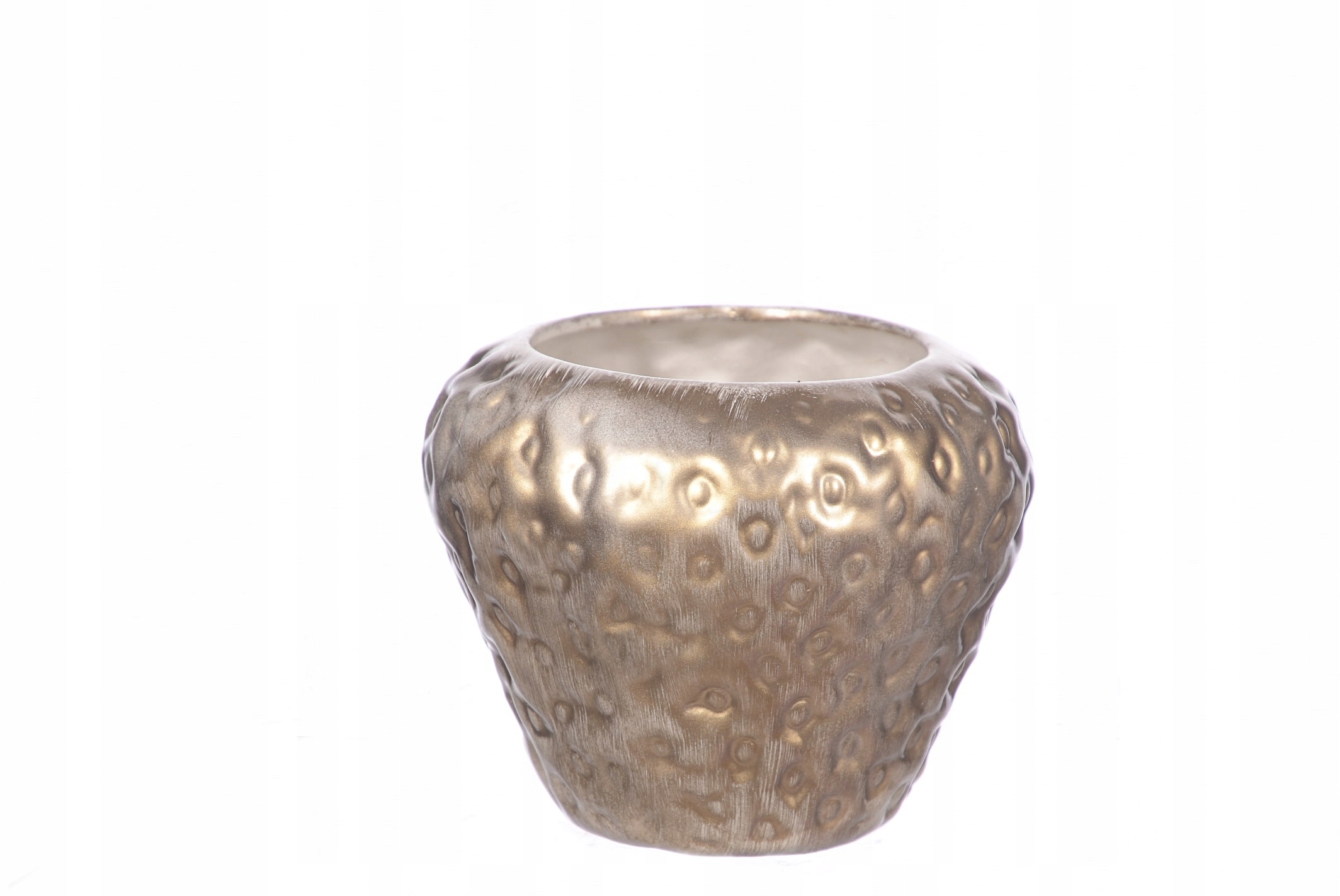 SZTUCZNE TRUSKAWKI KWIATY OWOCE LIŚCIE W DONICZCE Wysokość maksymalna 20 cm