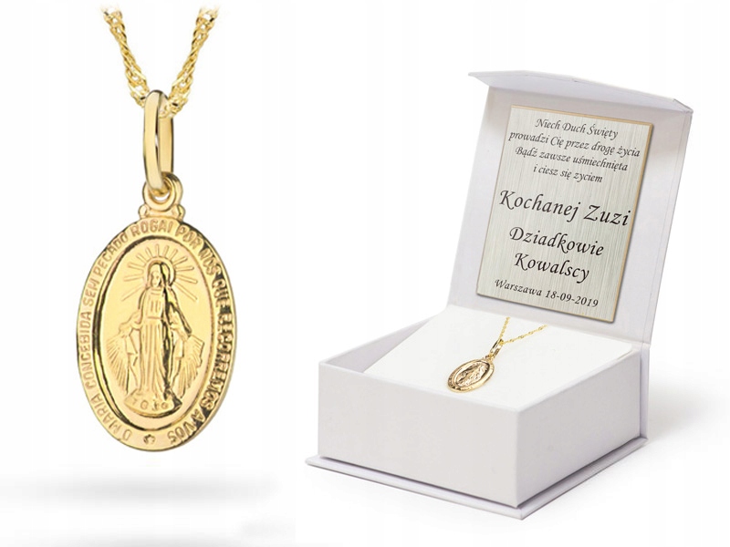 Zlatý Řetízek 585 a Medailon Matka Boží Úžasná