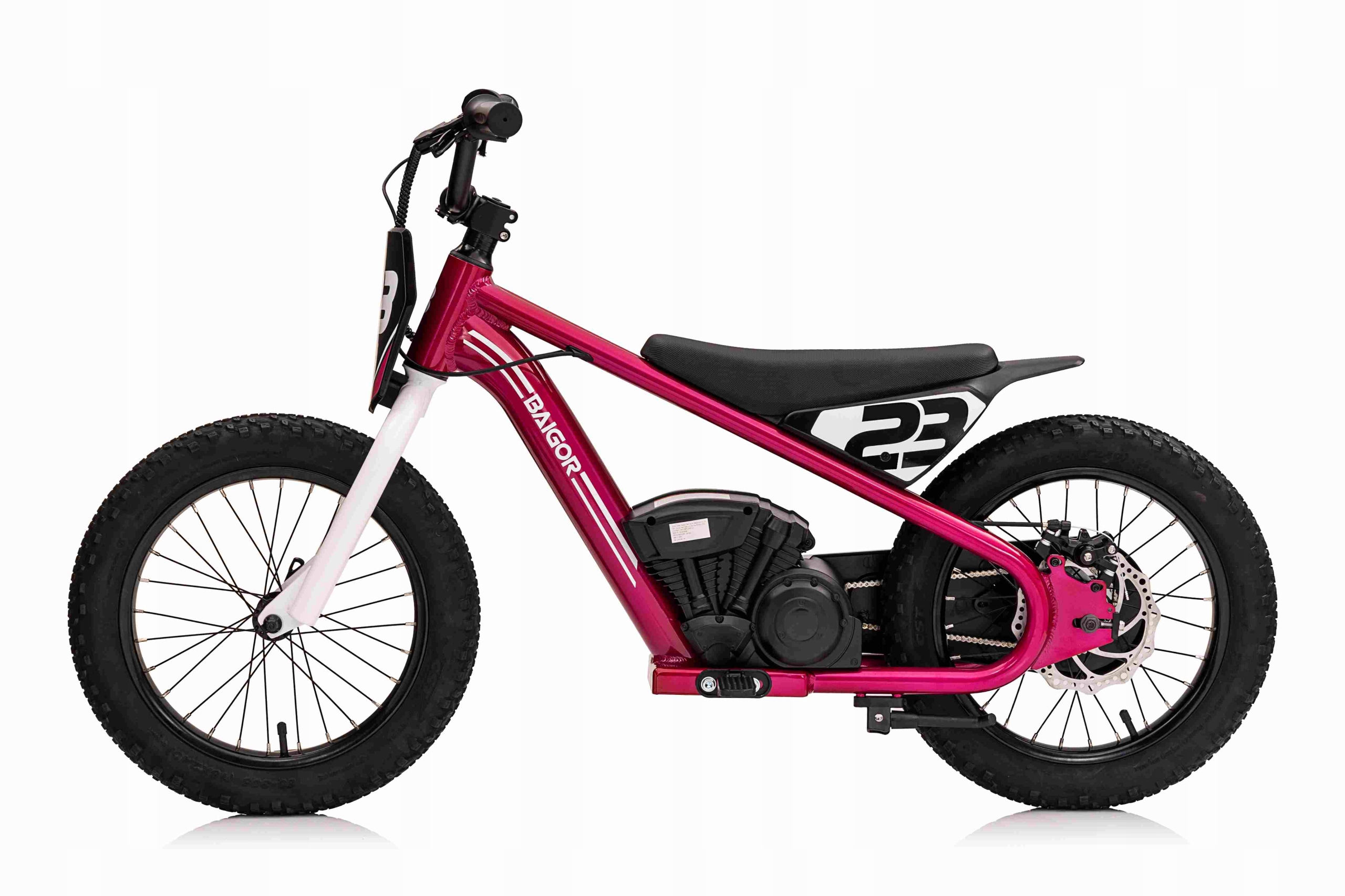 Motor dla dzieci na akumulator Baigor 23 Pro Różowy