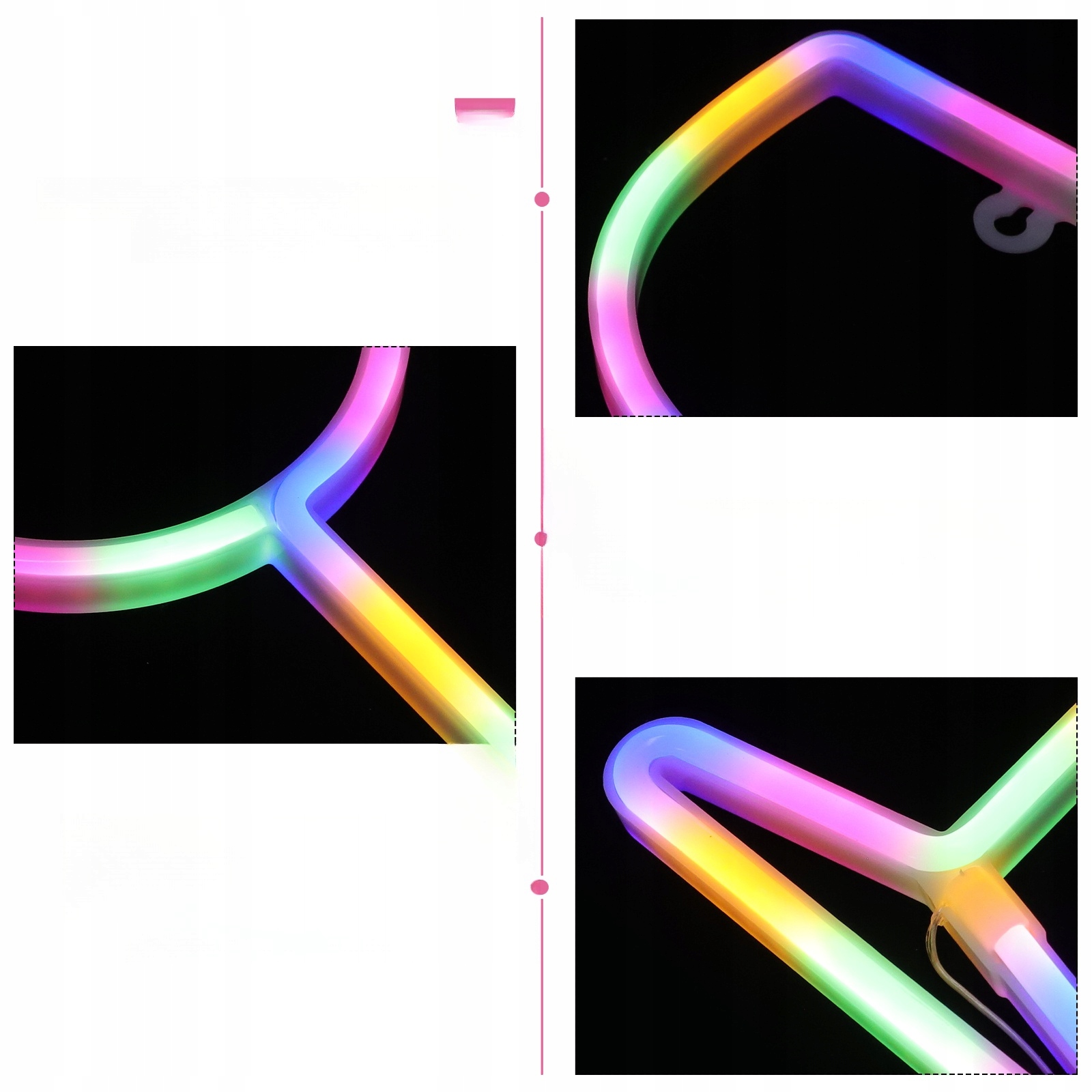 MODNE EMBLEMATY ŚWIETLNE EMBLEMATY DEKOROWE IMPREZY Marka inny