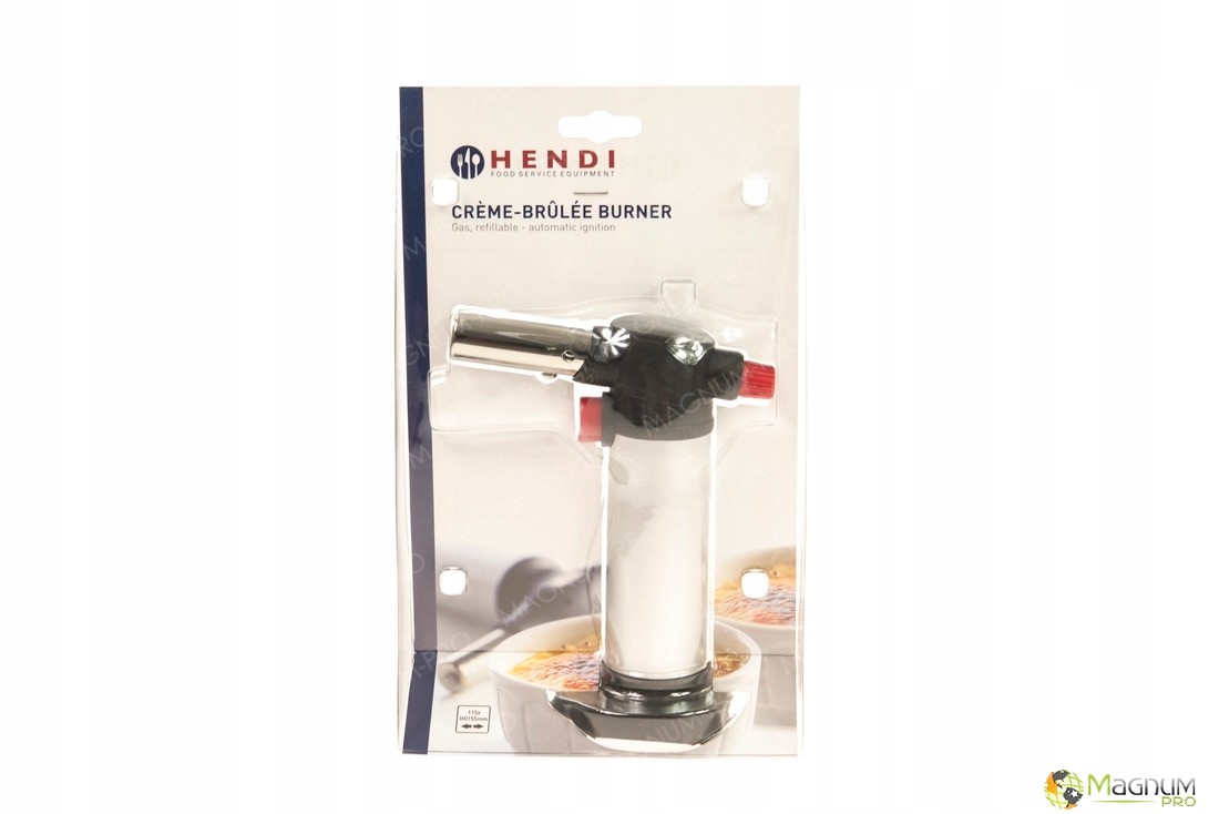 PALNIK GAZOWY HENDI DO CREME BRULEE Z ZAPALARKĄ Rodzaj palnik do napełniania