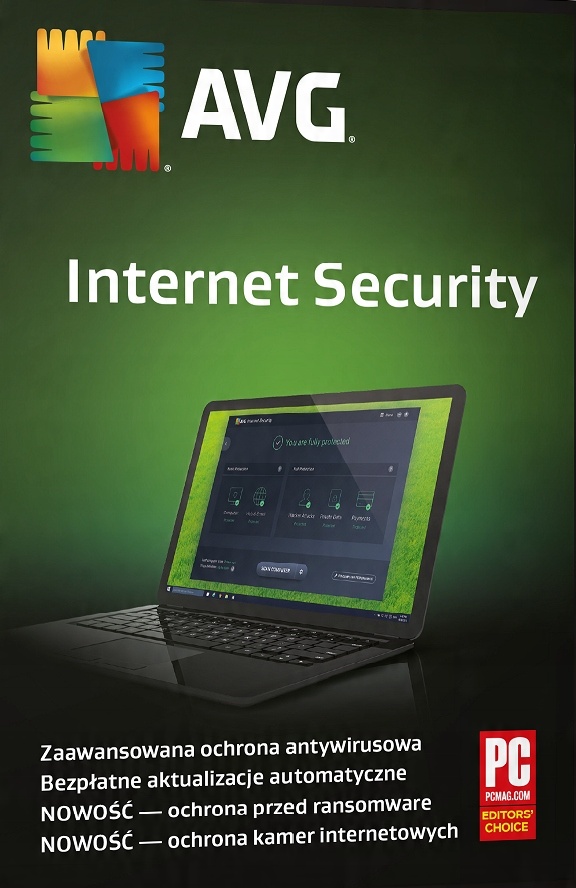 

Avg Internet Security Pl 3 Pc/ 2 Lata