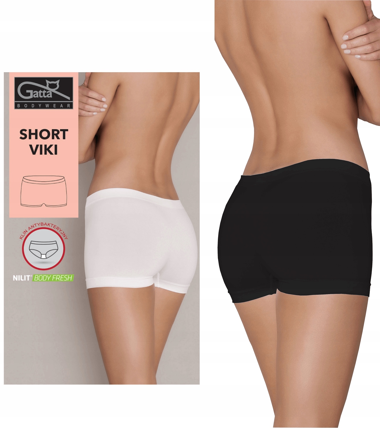 

Szorty damskie Viki Gatta Czarny XL