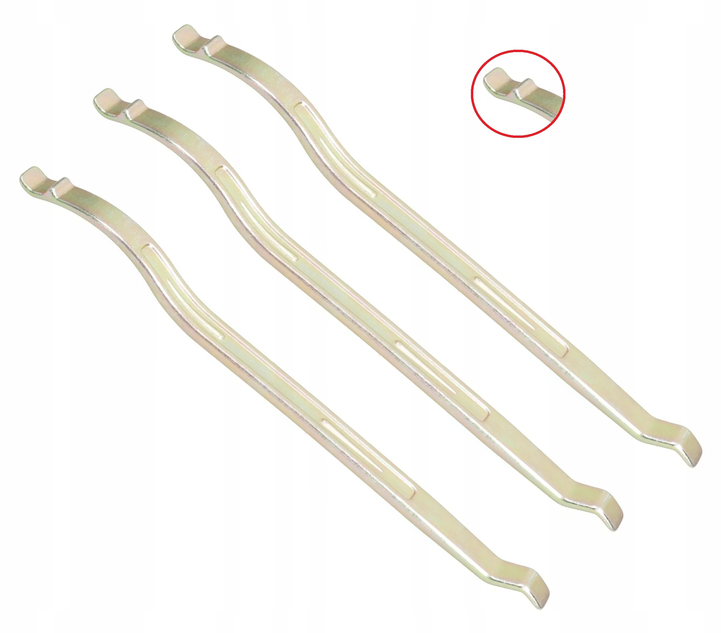 3 Łyżki Wygiete Do Opon Motocyklowych Atv Ze Stopką 35cm Cross Enduro Quad
