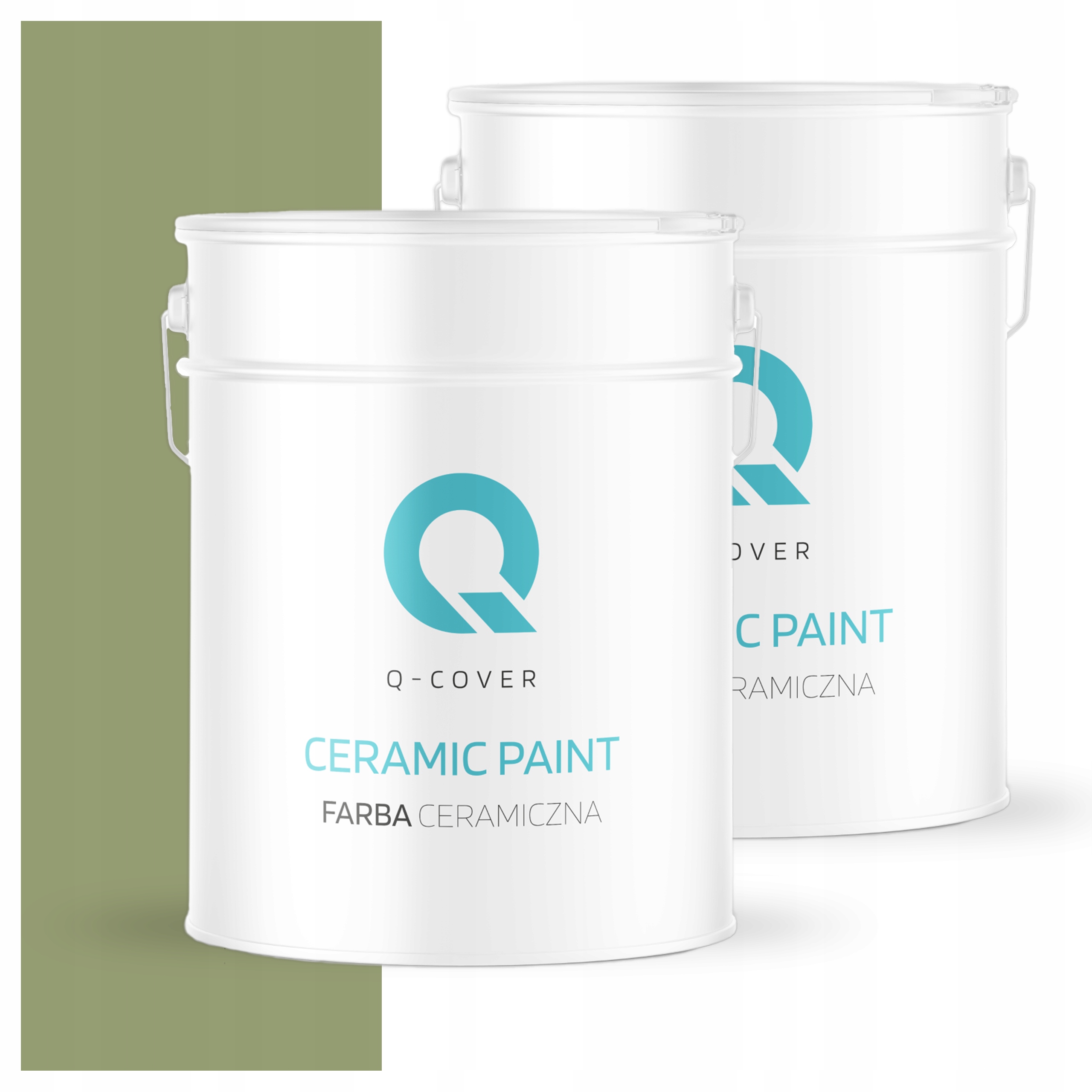 Keramická umývateľná farba do interiéru 10 l Hlboká matná zhnitá zelená