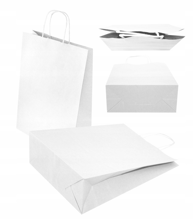 

Torba Torebka Papierowa 24x10x32cm A4 10 szt
