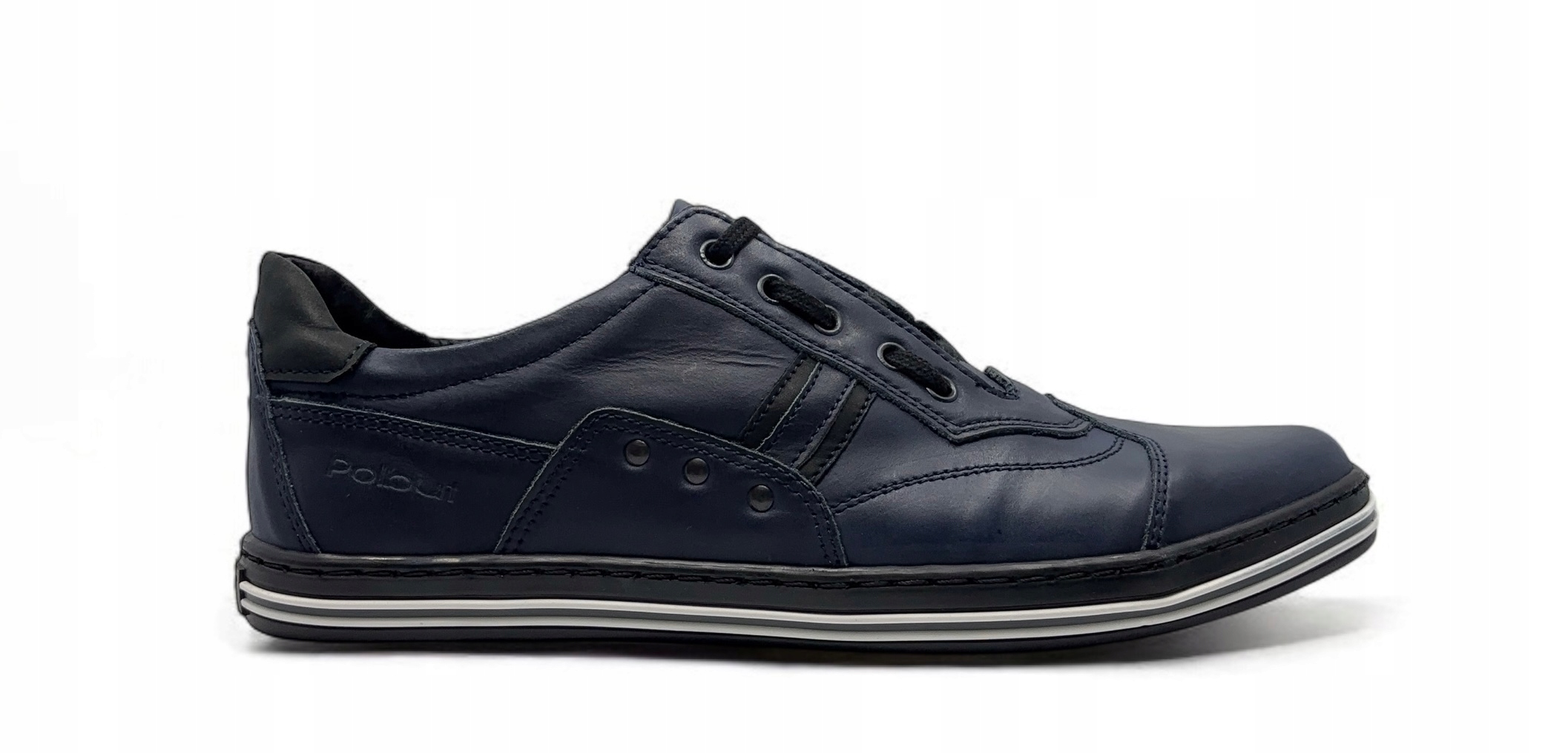 Pánské polobotky Polbut model 1801 – přírodní kůže, velikost 42