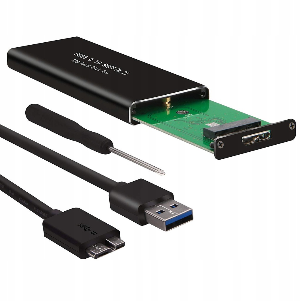 

Adapter dysku Ssd m.2 Usb 3.0 Ngff obudowa m2 Sata