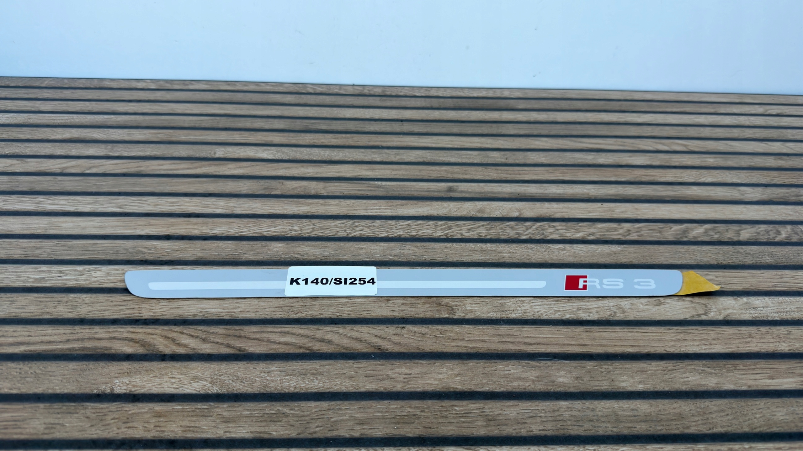 AUDI RS3 8V 8V4 left moulding threshold front cap CHROM K140/SI254