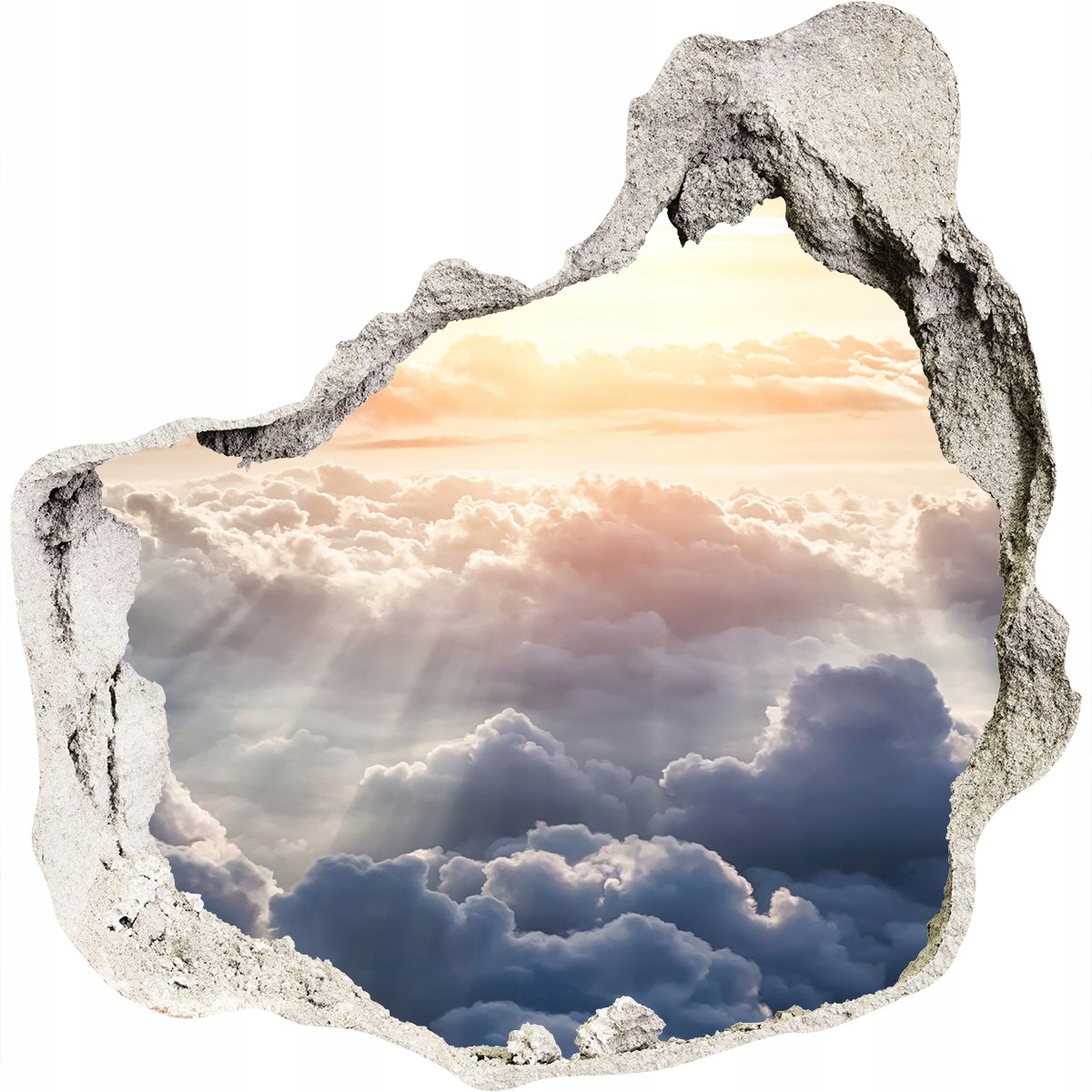 

Naklejka fototapeta na ścianę Chmury z lotu ptaka