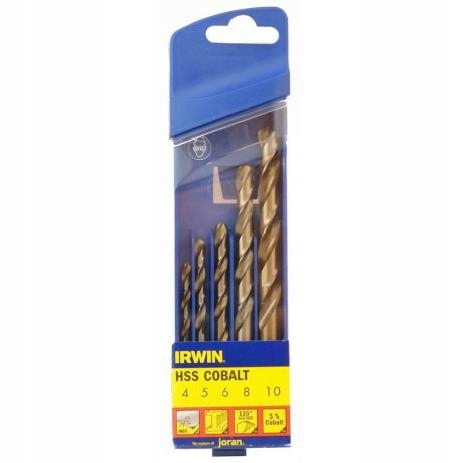 

Irwin Wiertło Metal Hss Co KPL.5szt.4.0, 5.0, 6.0,