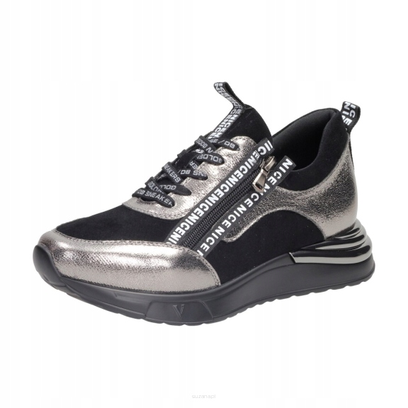 

Czarne sneakersy półbuty damskie Vinceza 10646 r37