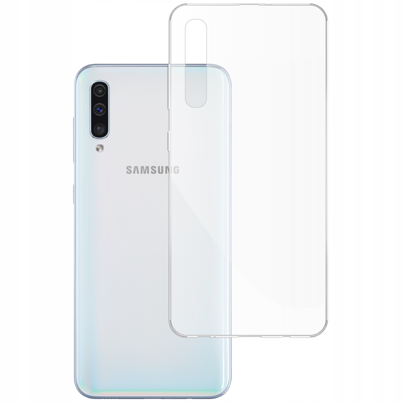 

Etui do Samsung A50/ A50S/ A30S gumowe Slim Clear