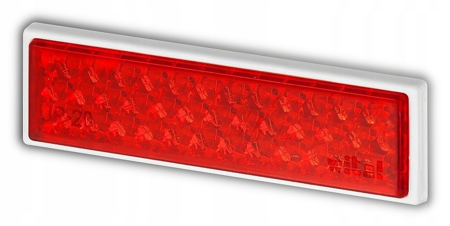 

Odblask Prostokątny Samoprzylepny Czerwony 21X72MM