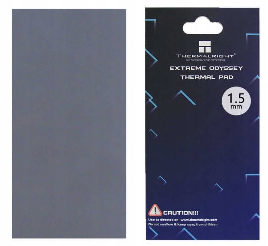

Termopad Thermalright Odyssey 85x45x1.5mm 12.8W/mK