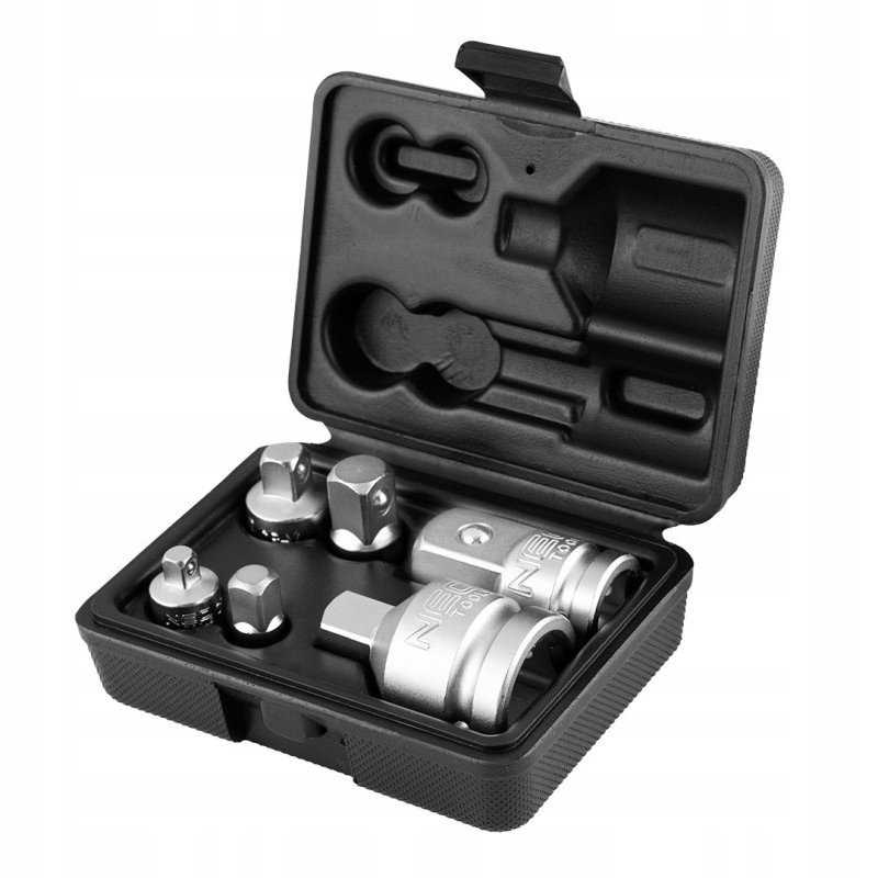 Zestaw adapterów do kluczy nasadowych 6 szt 1/4" 3/8" 1/2"