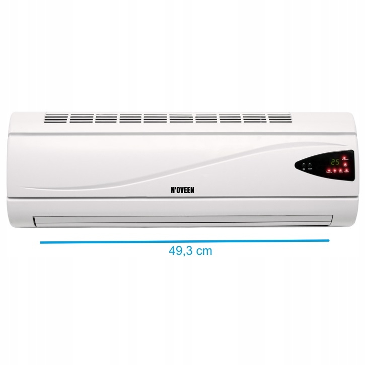 KURTYNA POWIETRZNA CERAMICZNA PTC N'OVEEN HC2200 Szerokość produktu 58 cm