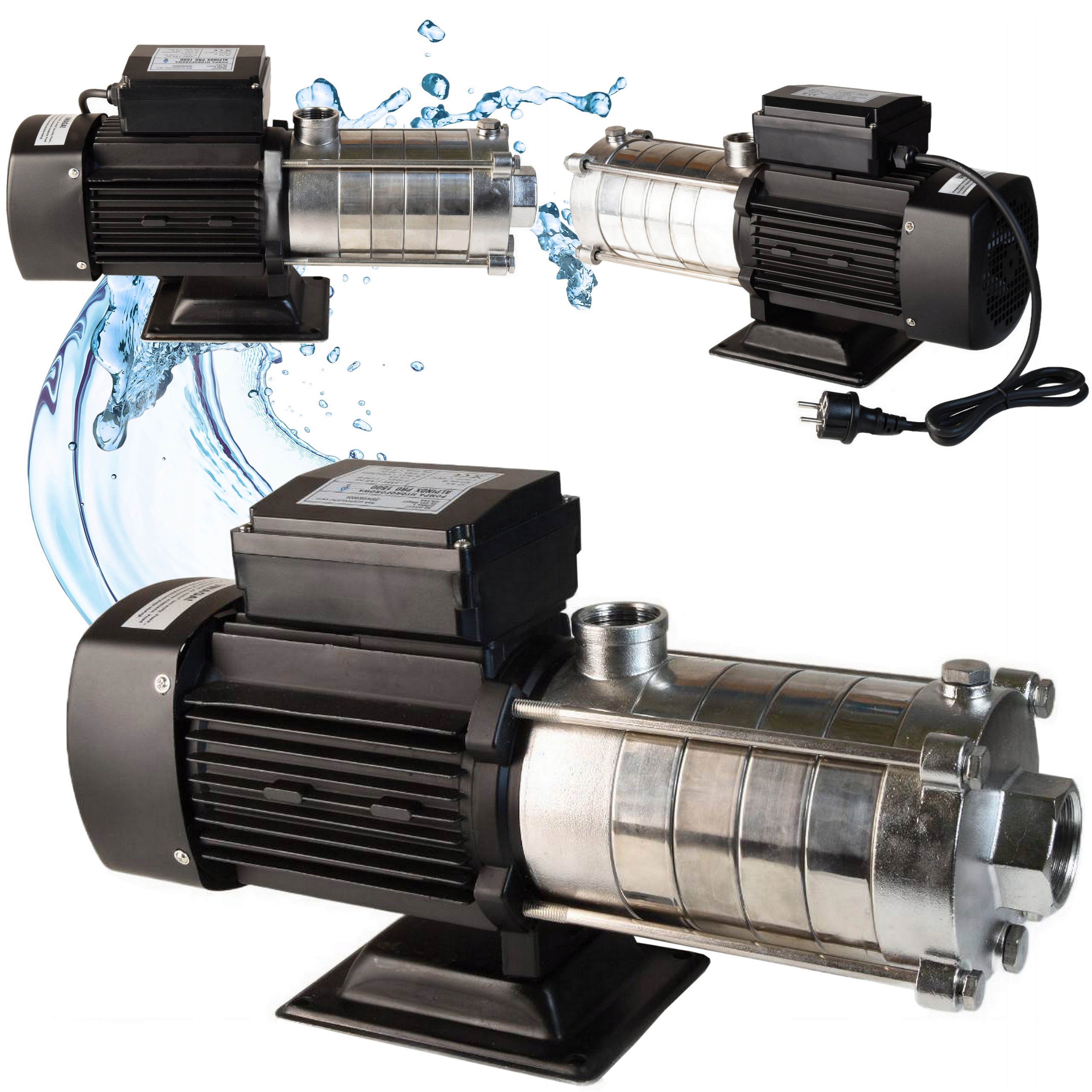 Hydroforová Pumpa 1100 W pre vodu Alpinox Vodná Inox 7800 l/h Kvalita Premium