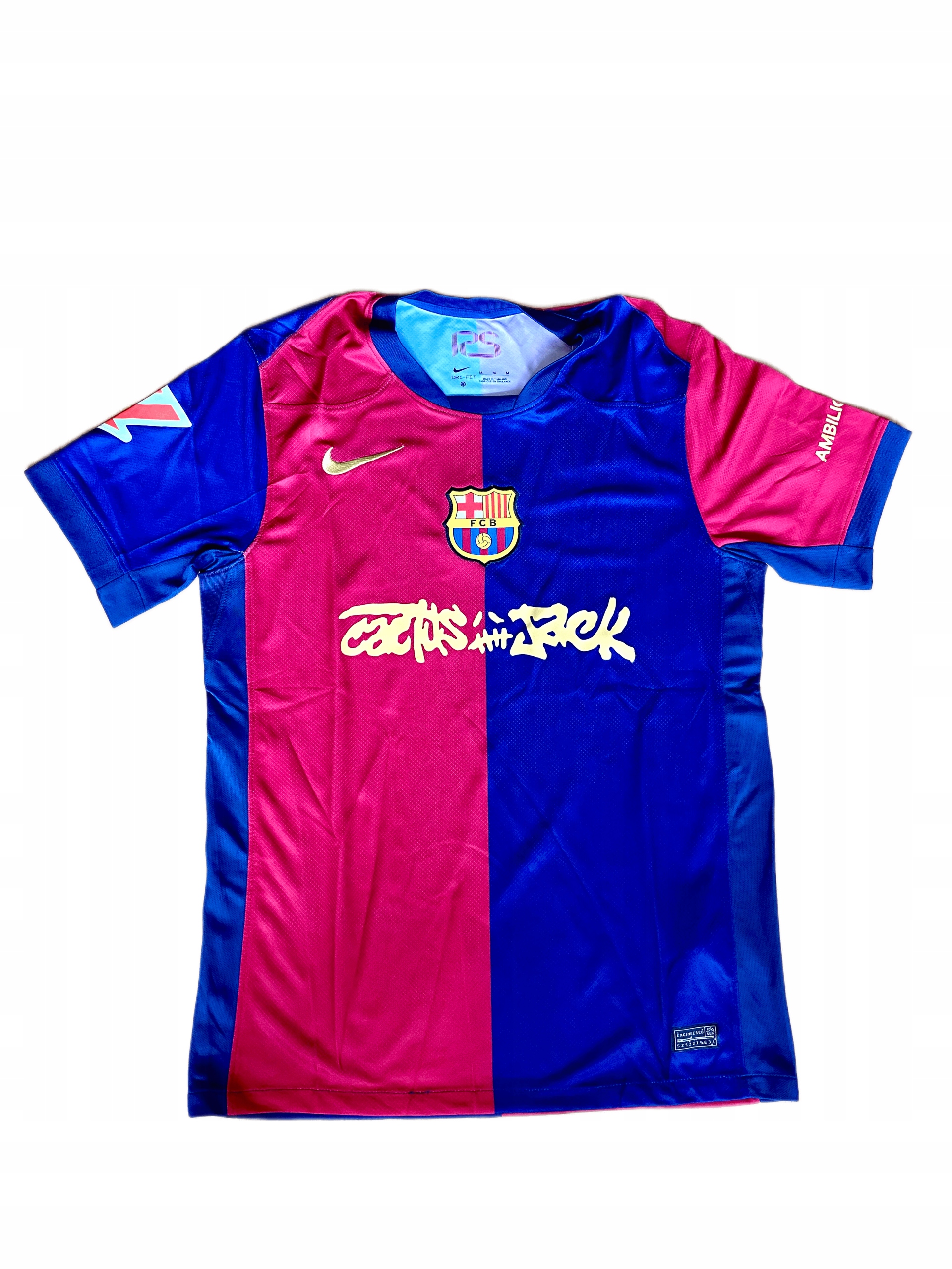 Barcelona × Travis × nike ユニフォーム Travis Scott x Nike x FC Barcelona Retro Home Skeleton