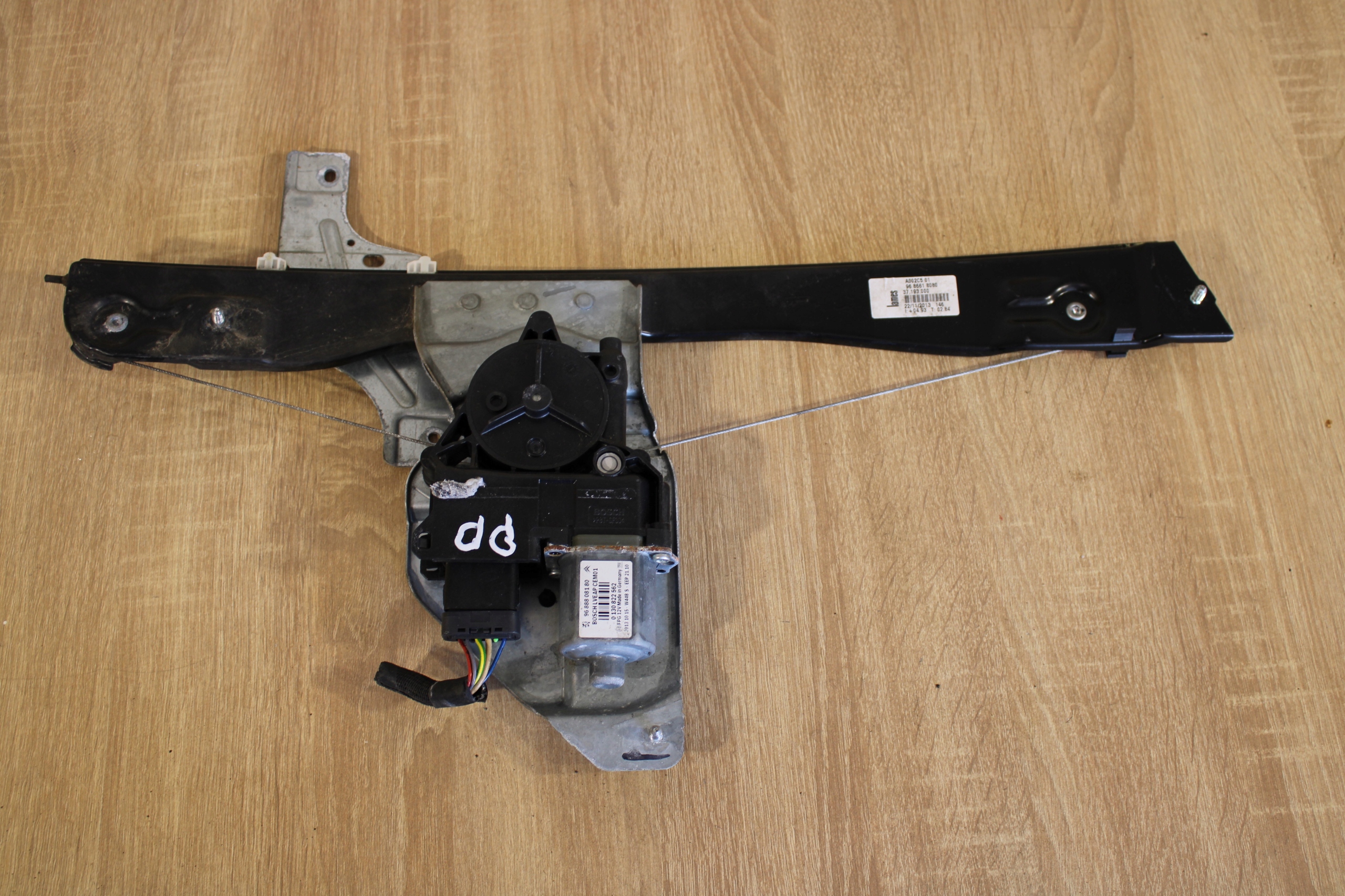 MECHANIZM SZYBY PRAWY PRZÓD PEUGEOT 508 I