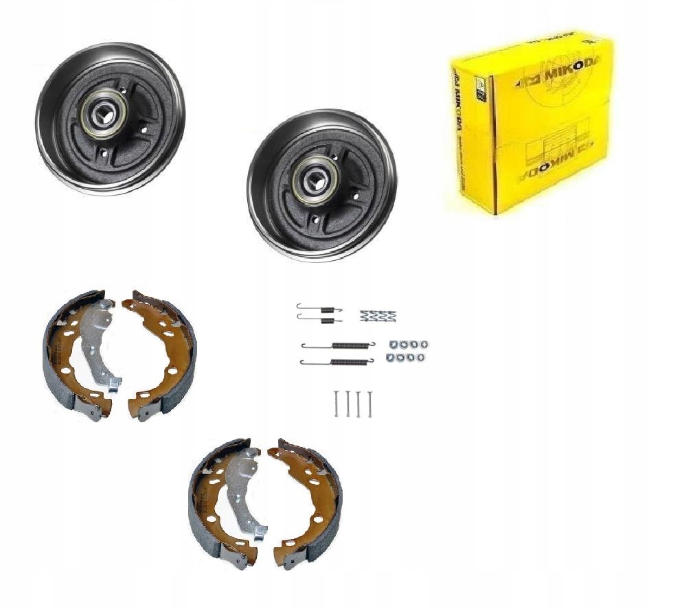 Bubny Čelisti Ložiska Citroen C-elysee 228 MM Sada