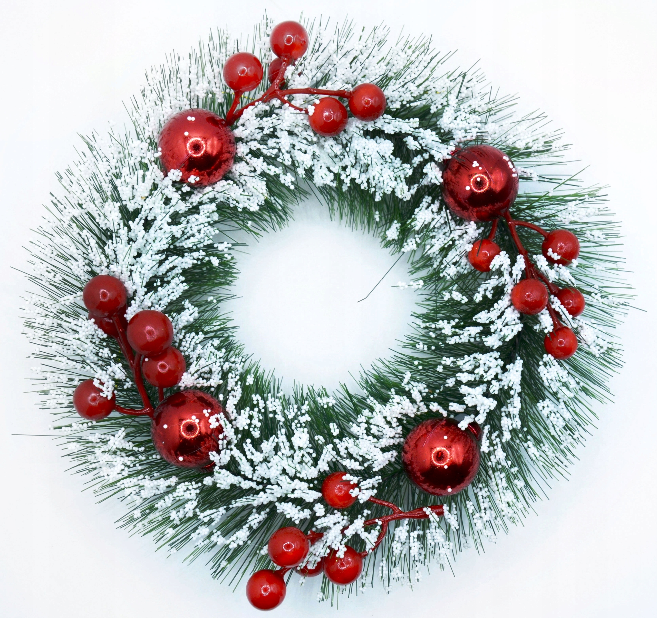 WIANEK ŚWIĄTECZNY ZAWIESZKA STROIK NA DRZWI 21 cm