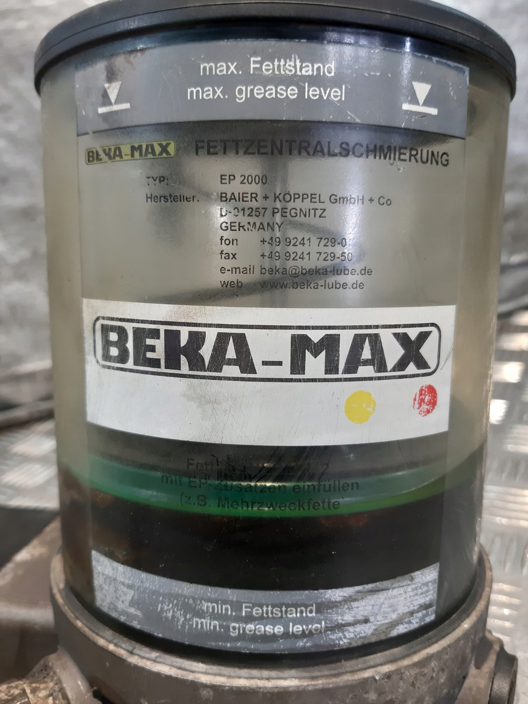CENTRALNE SMAROWANIE BEKA MAX EP 2000