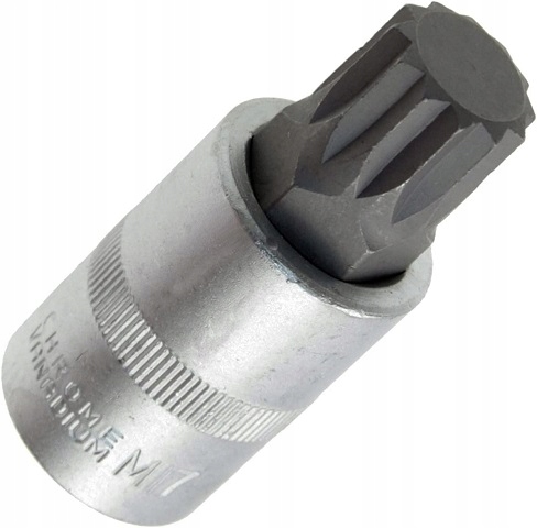 Quatros Bit Klucz Spline M17 z nasadką 1/2"