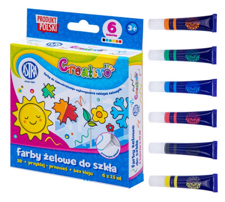 

Astra Creativ Farby Do Tworzenia Naklejek Żelowych