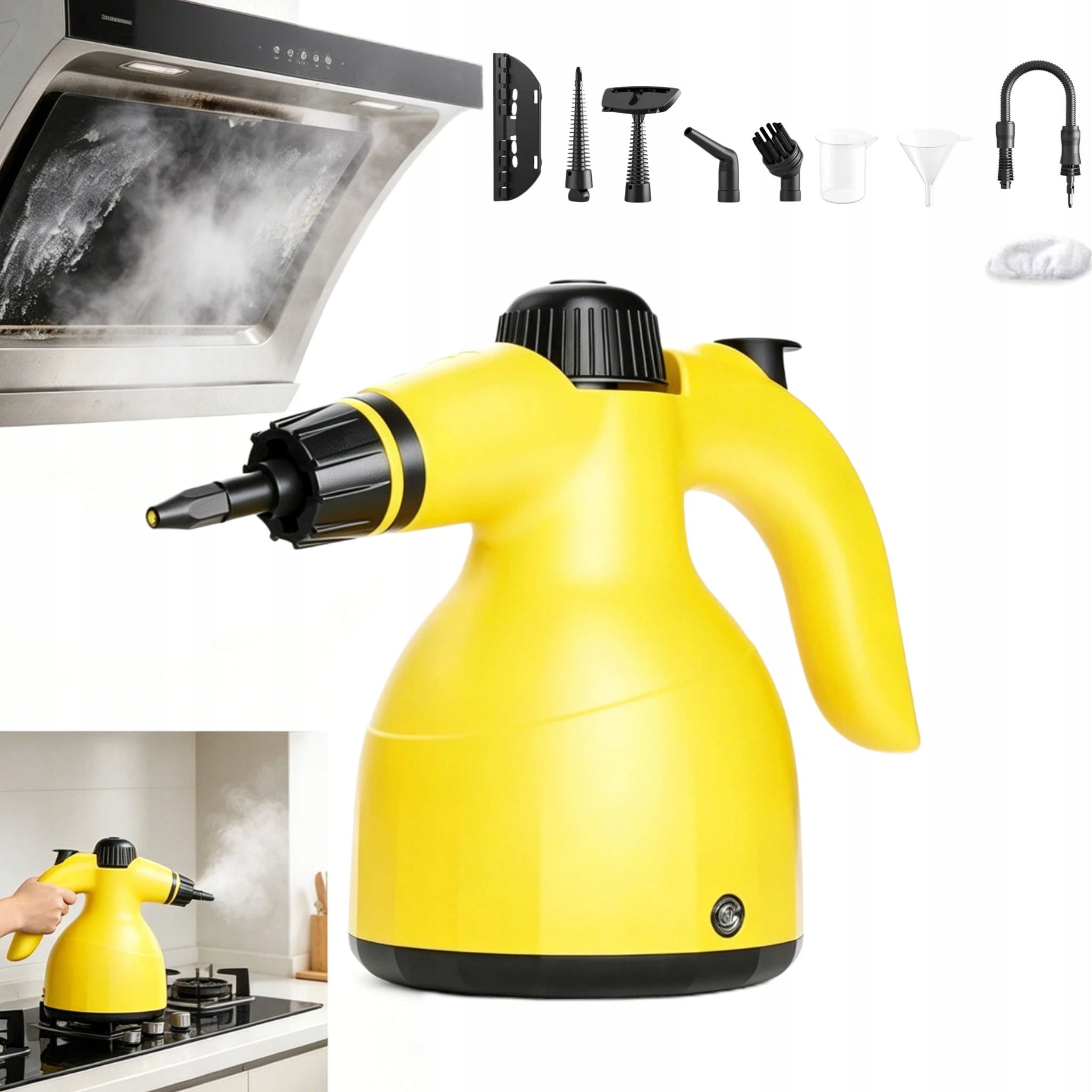 Parní Čistič Oken Parník 1000W Ruční Parní Čistič