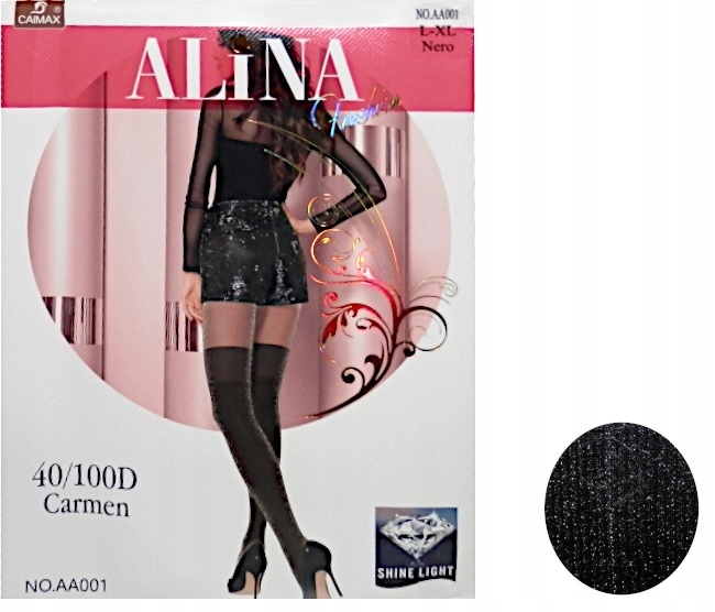 

Alina Rajstopy Wzorzyste Carmen 40/100D r. L-XL