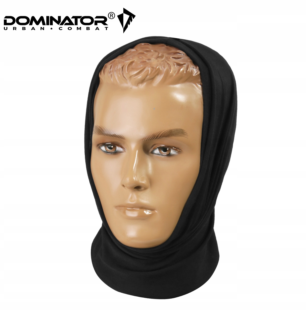 KOMIN BANDANA CHUSTA SZAL DOMINATOR CZARNA Materiał dominujący Poliester