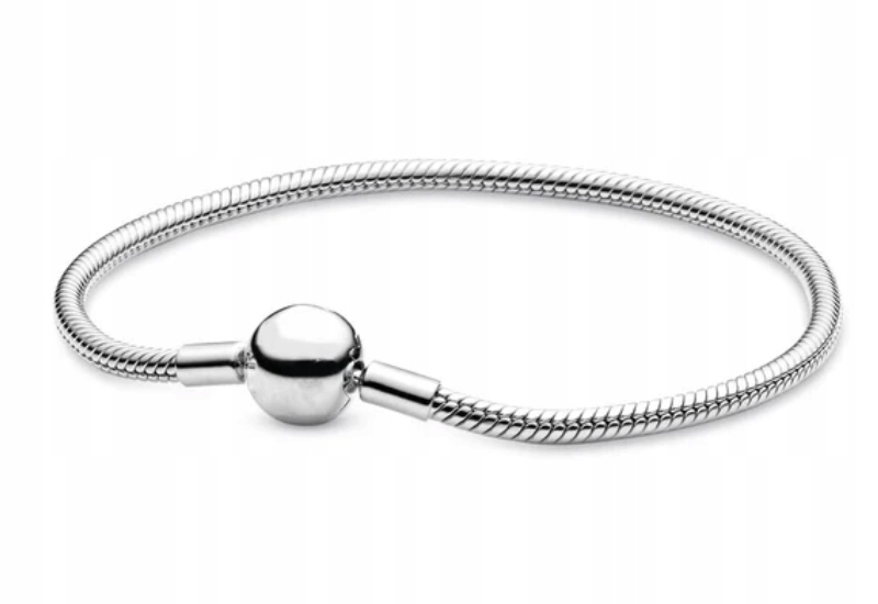 Modulární náramek na přívěsky, beadsy S925, 18 cm