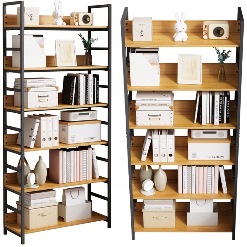 Regál Na Knihy Segregatory Vysoká Skrinka Loft Kovová Industriálny Štýl