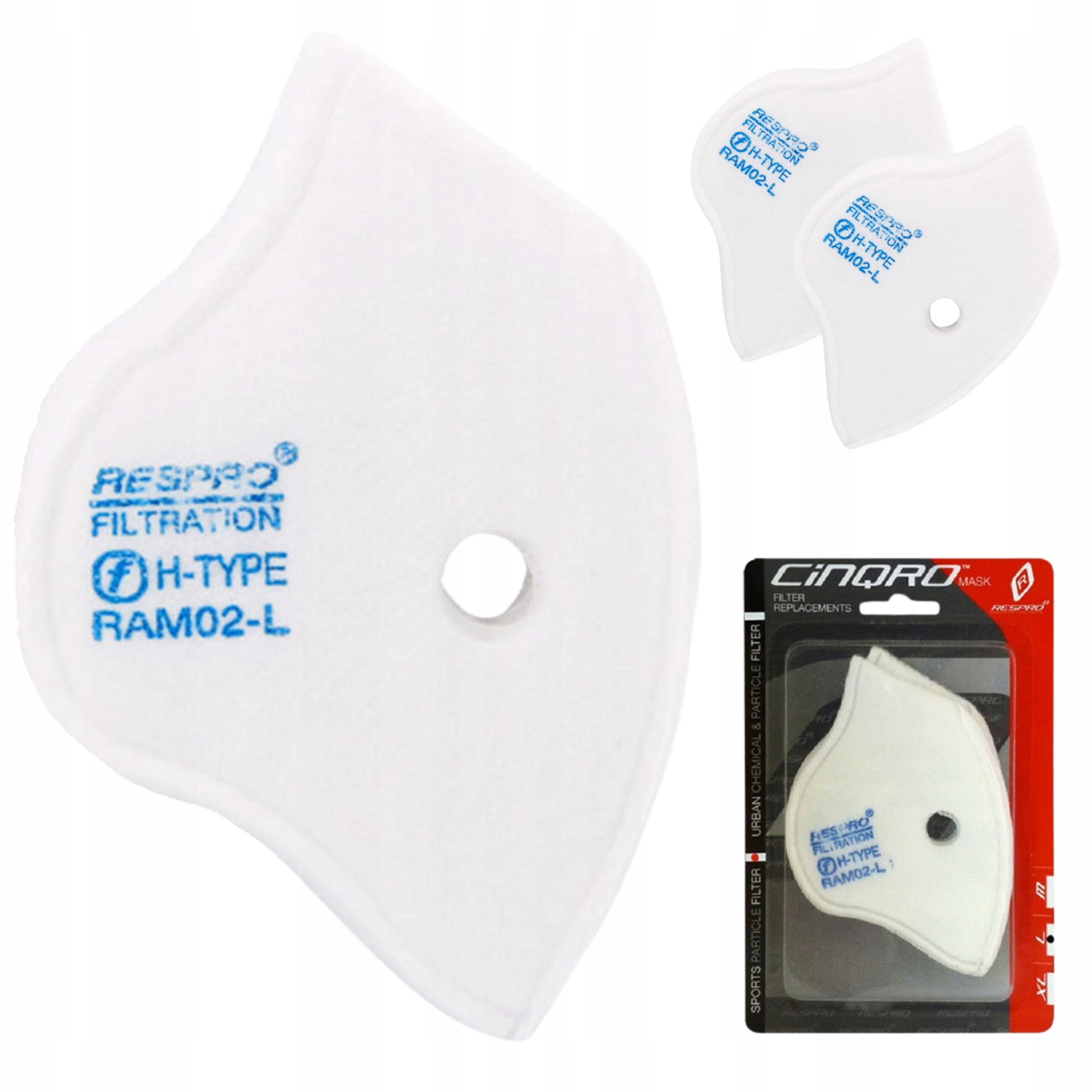 Zestaw filtrów maski Respro Cinqro Sport 2 szt.