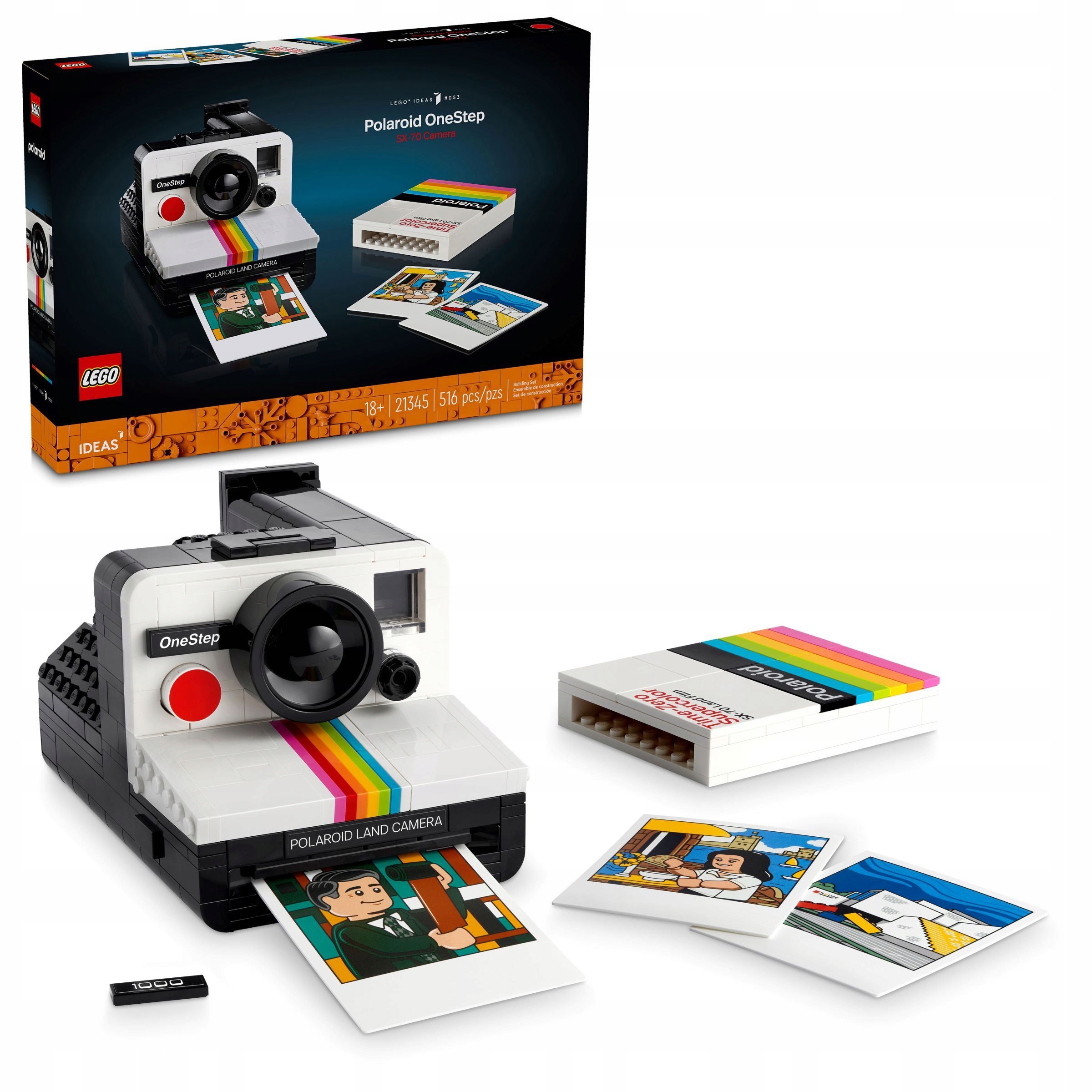 Lego Ideas 21345 Kamera Polaroid OneStep SX-70