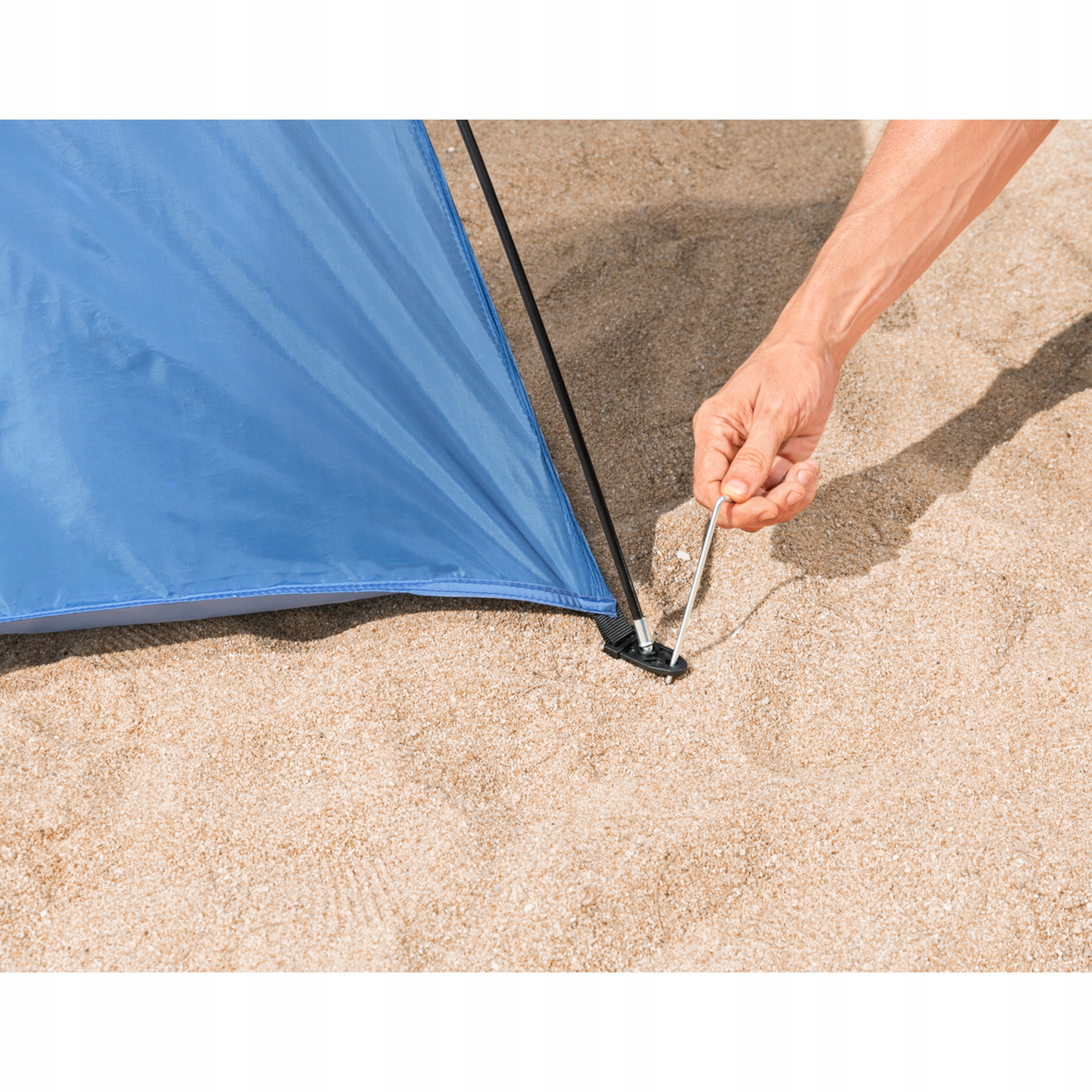Namiot plażowy UV dwuosobowy 120x200x95 cm bestway wodoodporny 68105 Wysokość maksymalna 95 cm