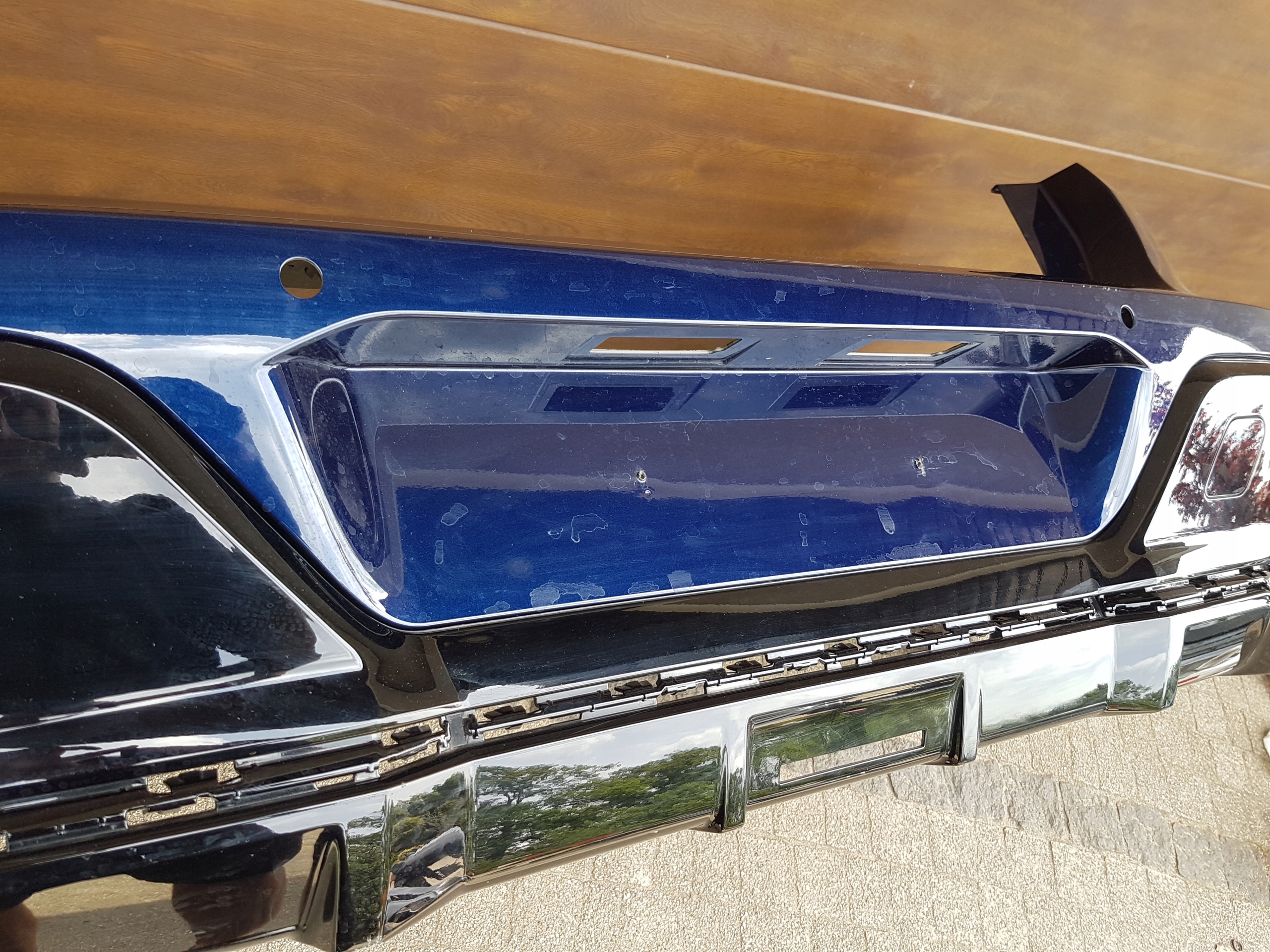 bumper rear BMW G70 m-packet