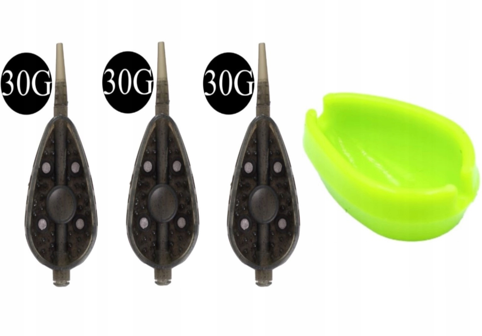 Zestaw 3X Koszyk Zanętowy Metod Feeder Hybrid Z Gniazdem 30G+FOREMKA