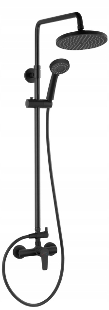 Nástenný sprchový set Ferro Ritto Black NP84-BTR7U-BL