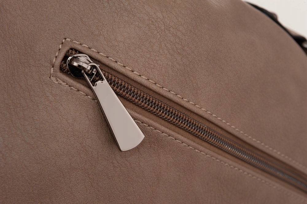 TAUPE TOREBKA DAMSKA PLECAK CAPPUCCINO 2w1 WOREK TORBA SHOPPER JGL Materiał dominujący skóra ekologiczna