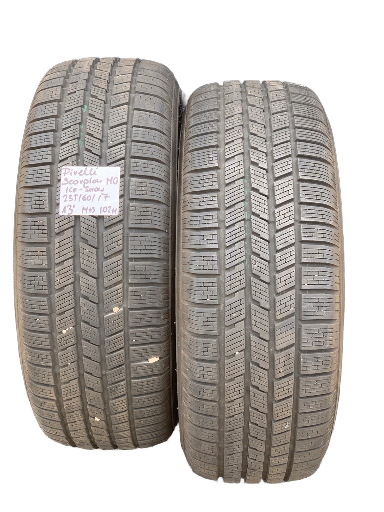2x PIRELLI SCORPION ICE-SNOW 235/60R17 7,5mm