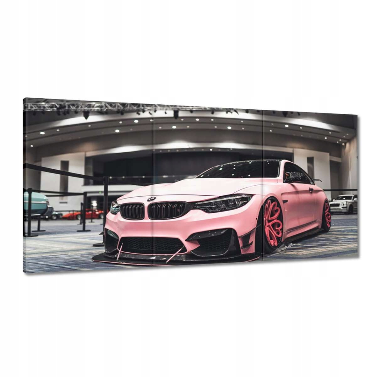 Obrazy 180x90 Ružové Bmw Auto