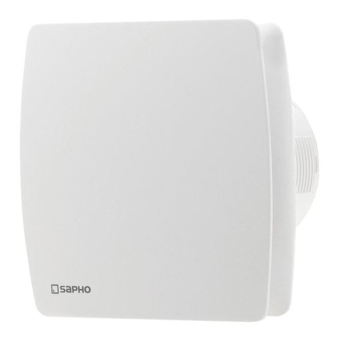 Sapho Lex kúpeľňový axiálny ventilátor 15W 100 mm